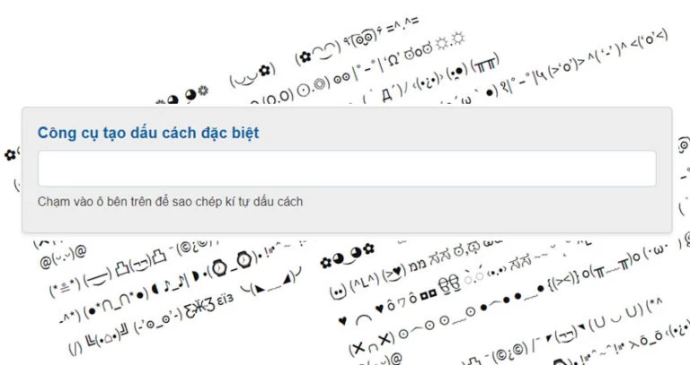 Kí Tự Đặc Biệt Khoảng Trống – Hỏi & Đáp