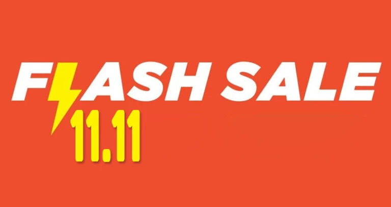 Flash Sale 11.11 – Đếm Ngược Đến Ngày 11 Tháng 11 Dương Lịch