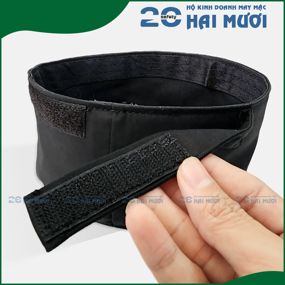 Nón Đầu Bếp Tròn [Nam - Khóa Xé Dán - Freesize] - Thích Hợp cho Ngành Thực Phẩm NV003