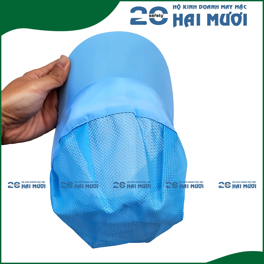 Nón Vải Trùm Tóc [Lưới Xếp Ly - Nam] - Thích Hợp cho Ngành Thực Phẩm, Bao Bì, Giày Da & Dệt May NV005