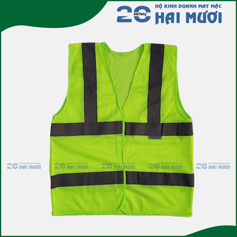 Áo Lưới Phản Quang - Công Nhân Xây dựng, Vận tải, Kho bãi PQ001