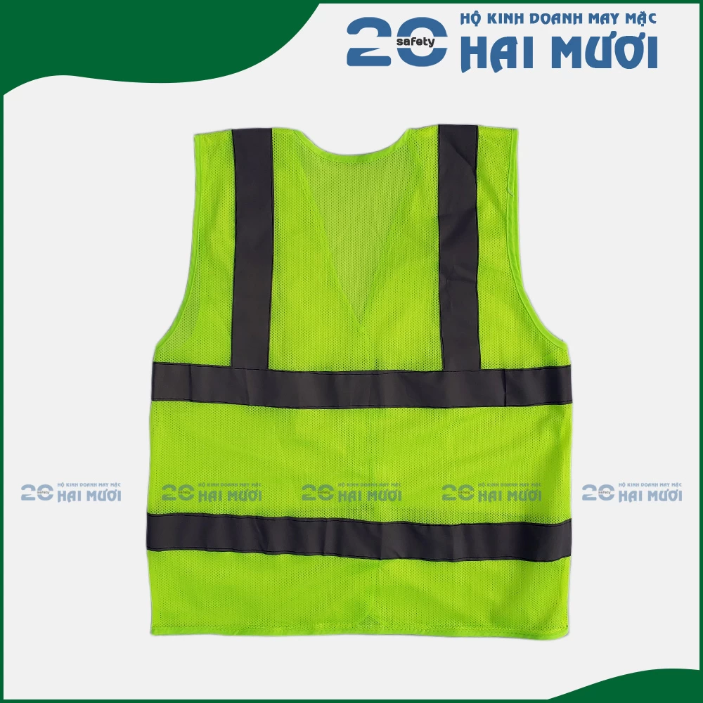 Áo Lưới Phản Quang - Công Nhân Xây dựng, Vận tải, Kho bãi PQ001