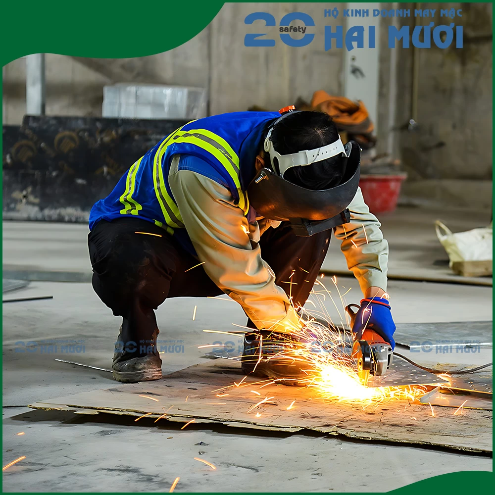 Áo Lưới Phản Quang - Công Nhân Xây dựng, Vận tải, Kho bãi PQ001