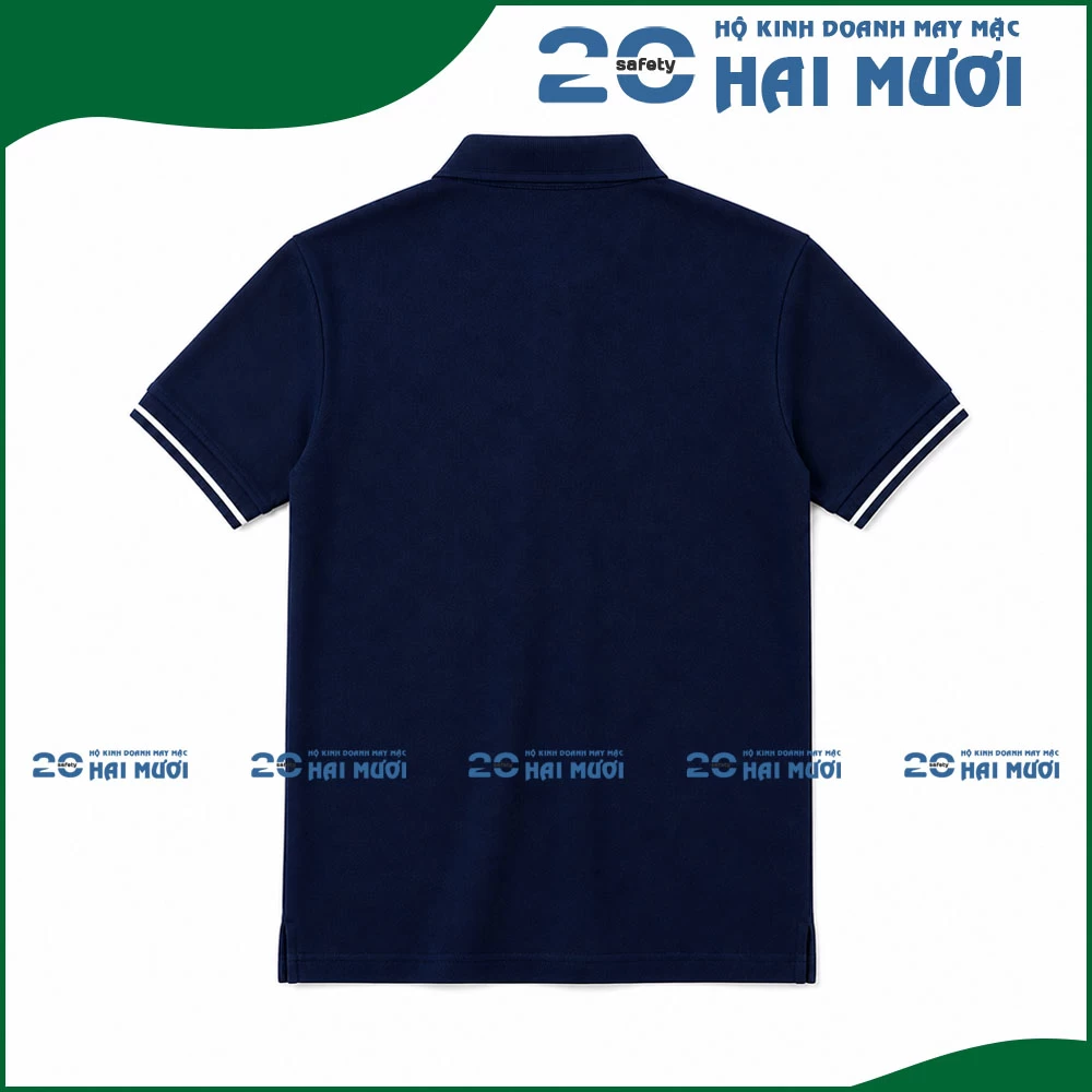Áo Thun Cổ Trụ [Thun Cá Sấu 65/35 - In Logo Theo Yêu Cầu] Thích Hợp Cho Nhân Viên, Công Nhân Sản Xuất AT004