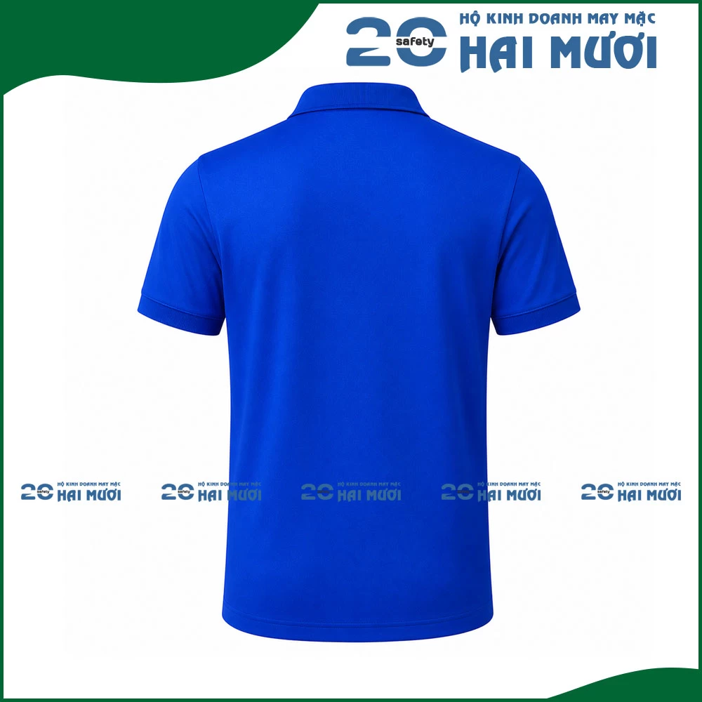 Áo Thun Cổ Trụ [Thun Cá Sấu Poly - In Logo Theo Yêu Cầu] Thích Hợp Cho Nhân Viên, Công Nhân Sản Xuất AT011