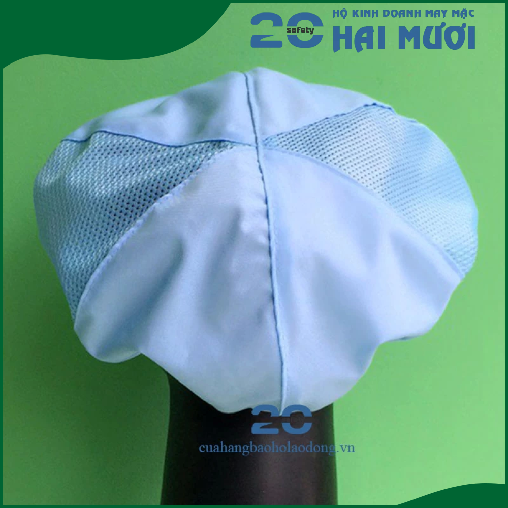Nón Vải Trùm Tóc [Múi Cam - Freesize] - Thích Hợp cho Ngành Thực Phẩm, Bao Bì, Giày Da & Dệt May NV026