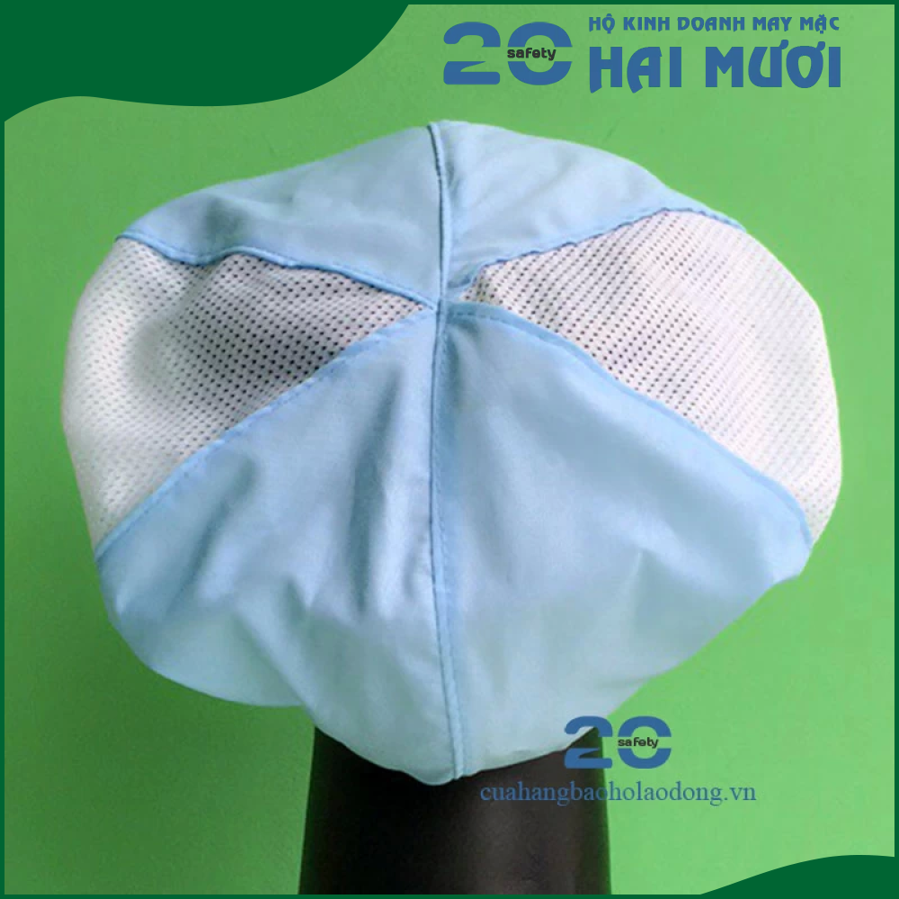 Nón Vải Trùm Tóc [Múi Cam - Freesize] - Thích Hợp cho Ngành Thực Phẩm, Bao Bì, Giày Da & Dệt May NV026